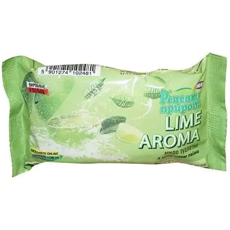 Мило РЕЦЕПТИ ПРИРОДИ 90г Lime aroma