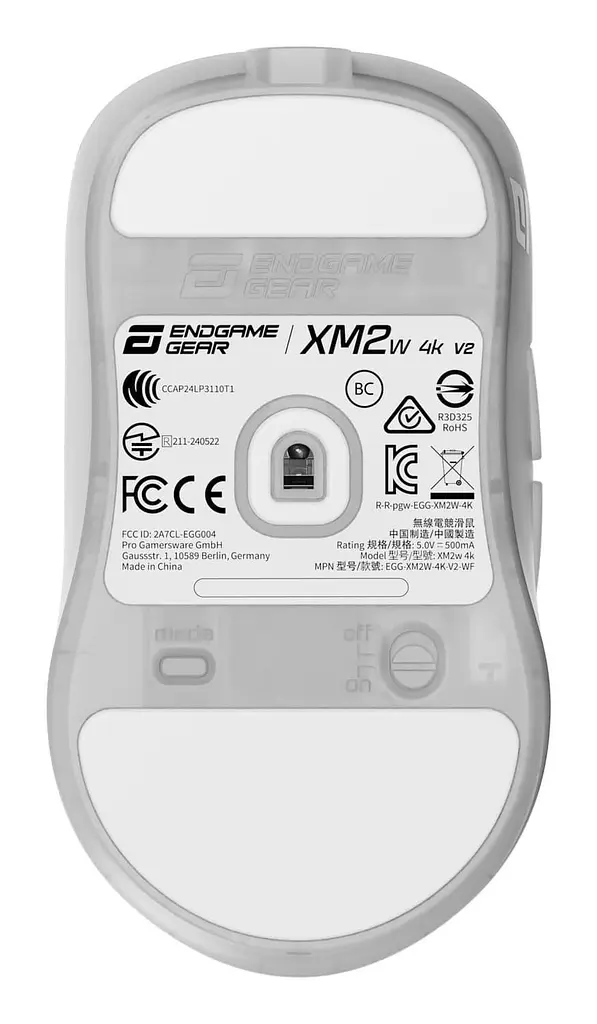 Миша ENDGAME GEAR XM2w 4k v2 White (Transparent) (PGW-EG-MOU-082) - фото 3
