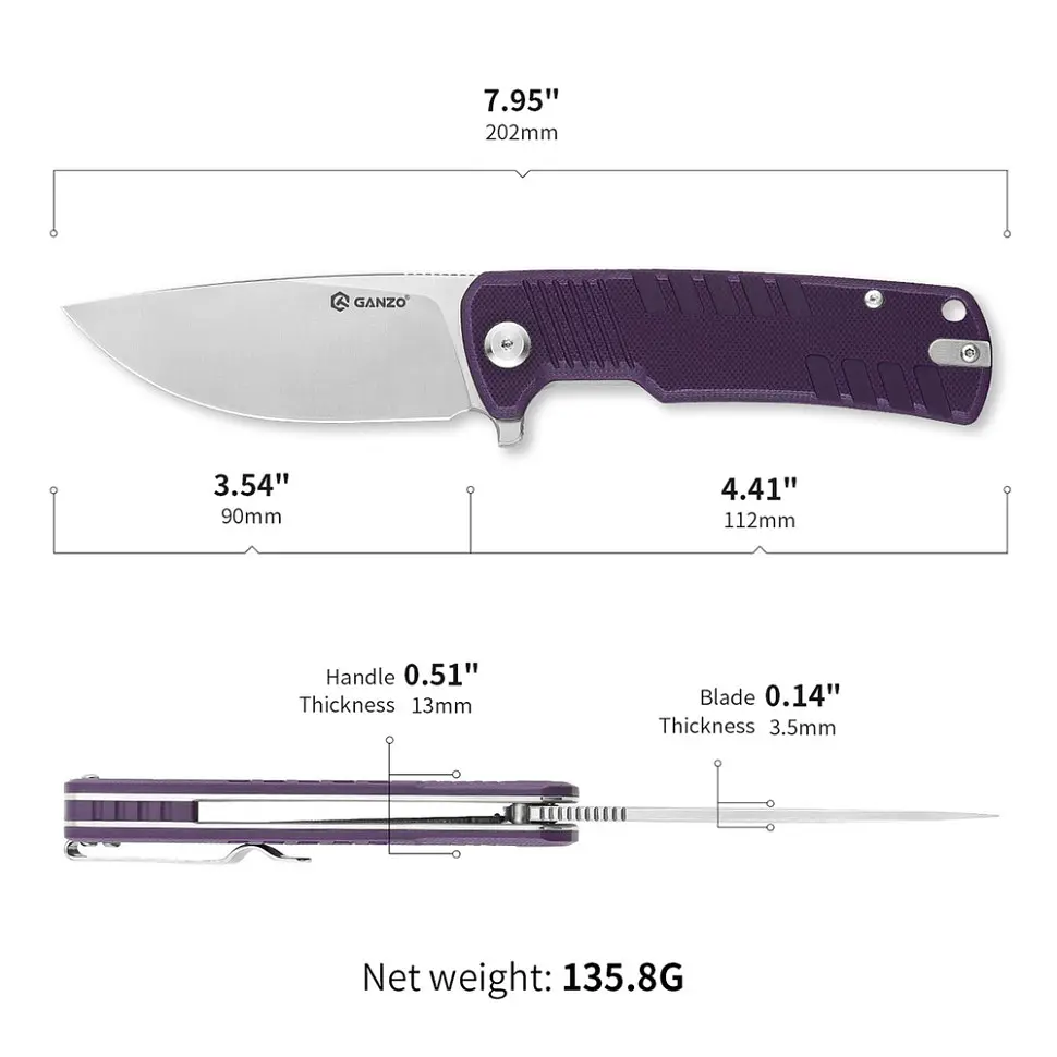 Ніж складаний Ganzo G769-PL - фото 6