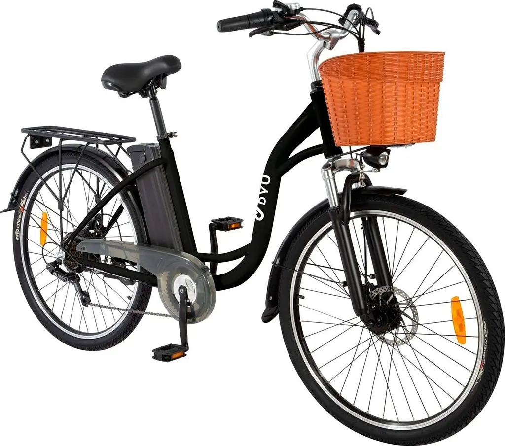 Электровелосипед DYU C6 Black [86474] - фото 2