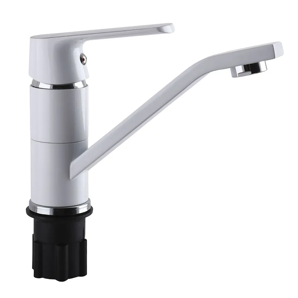 Смеситель для раковины Globus Lux Laguna GLA-0203MQ-7-WHITE - фото 2