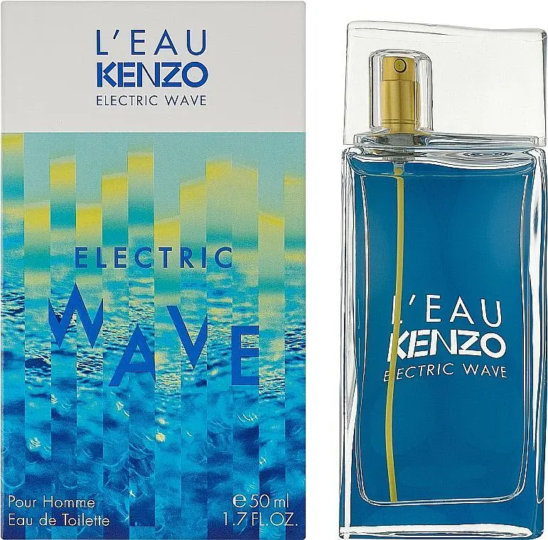 Оригінал Kenzo L'eau Par Electric Wave Pour Homme 50 мл Туалетна вода - фото 2