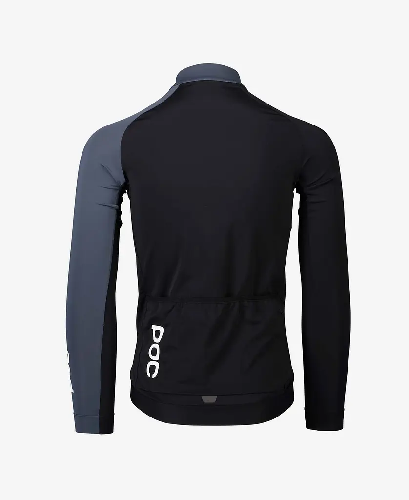 Велоджерсы POC Essential Road Mid LS Jersey S Черный-Серый - фото 3