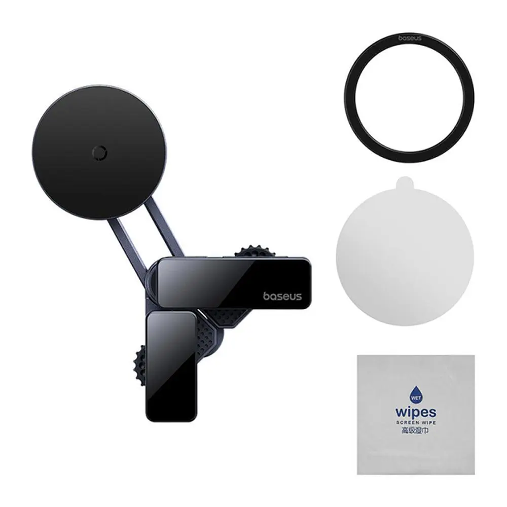Холдер Baseus MaxView Magnetic Car Mount for In-Vehicle Infotainment Screen Сірий - фото 3