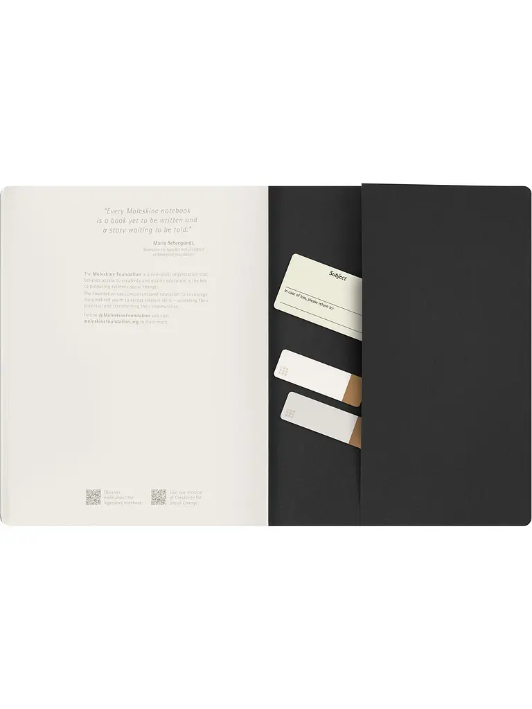 Записник Moleskine Cahier Student XXL, Нелінований Чорний (CHSTU73BK) - фото 6