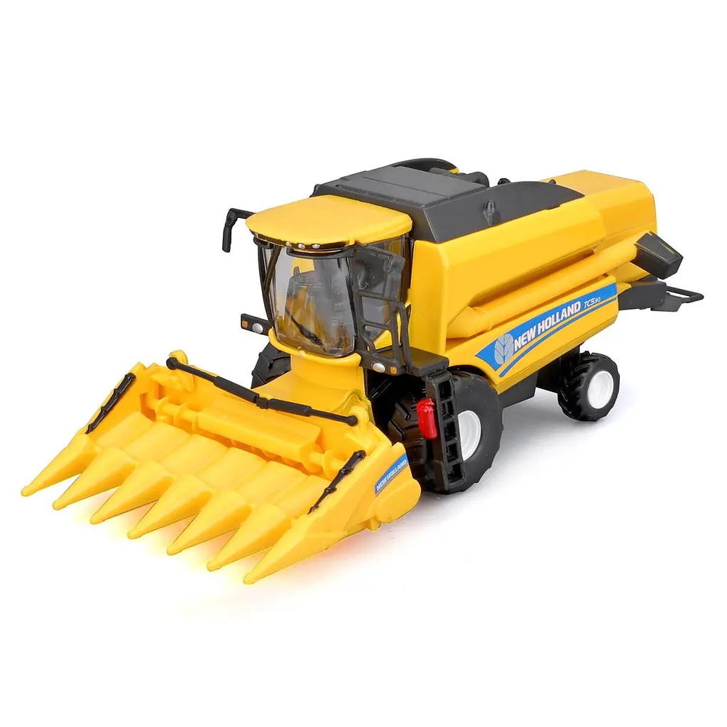 Автомодель - ЗЕРНОЗБИРАЛЬНИЙ КОМБАЙН NEW HOLLAND TC5.90 (з кукурузною жаткою) Bburago 18-31722 - фото 2