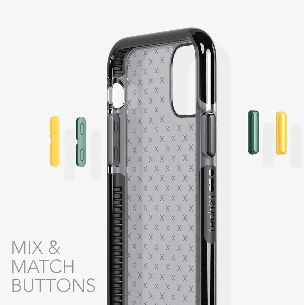 Протиударний чохол з антимікробним покриттям Tech21 Evo Check для iPhone 11 Pro Max (6.5") Smokey Black - фото 10