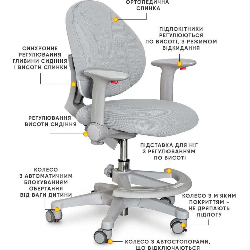 Детское кресло Evo-kids Mio G (Y-407 G) - фото 3