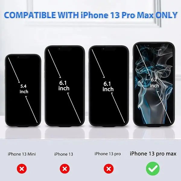 Чохол Huobao для iPhone 13 Pro Max 6000 мАг додатковий чохол для заряджання акумулятора - фото 2