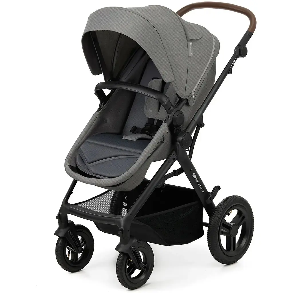 Коляска універсальна 3 в 1 Kinderkraft Moov 2 Air Light Gray (KSMOOV02LGR3000) - фото 4