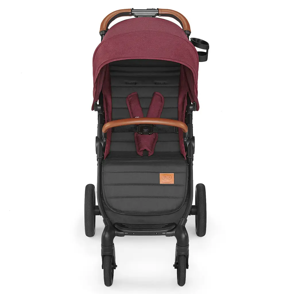 Прогулочная коляска Kinderkraft Grande LX Burgundy - фото 2