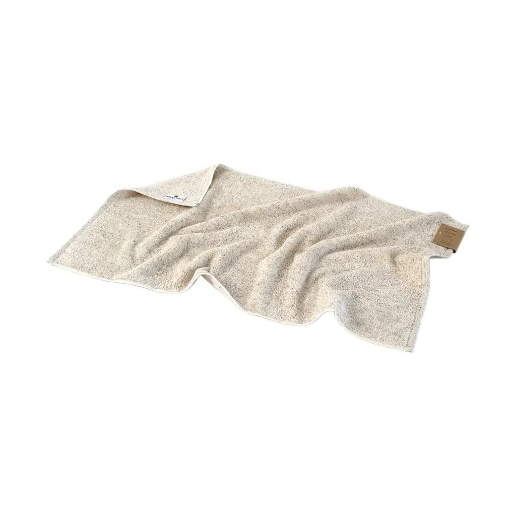 Рушник махровий Lotus Home - Organic natural бежевий 70x140 - фото 4