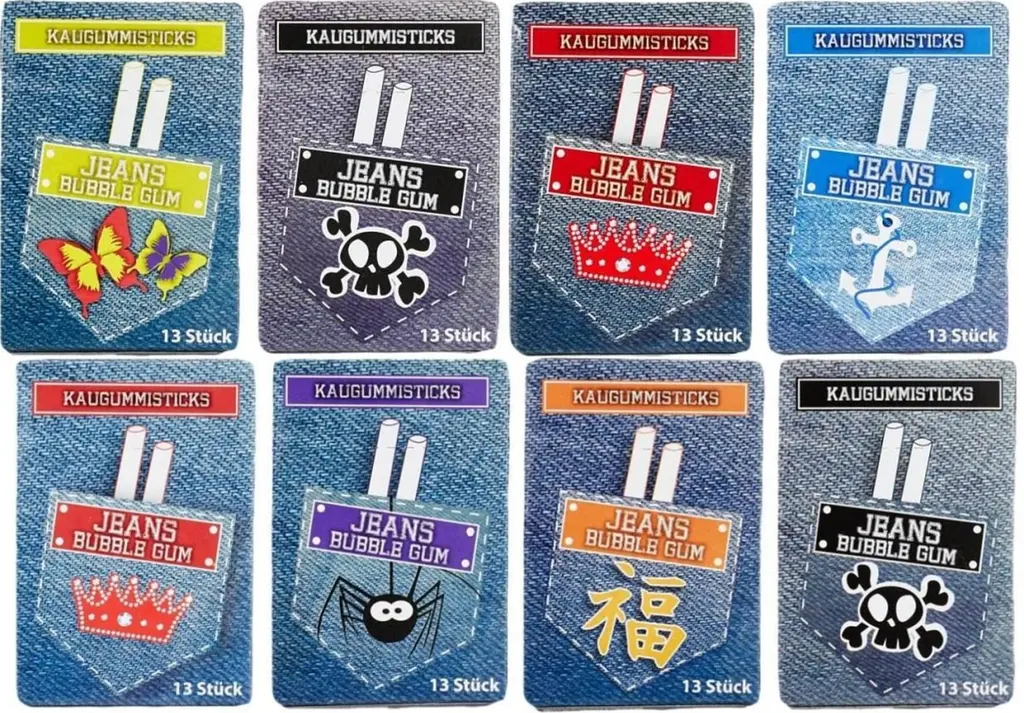 Жуйка сигарета DOK Jeans Bubble Gum Sticks 44г - фото 7