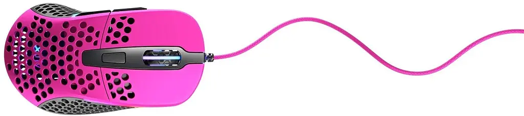 Комп'ютерна миша Cherry Xtrfy M4 USB-A RGB рожевий teh0013966 - фото 3
