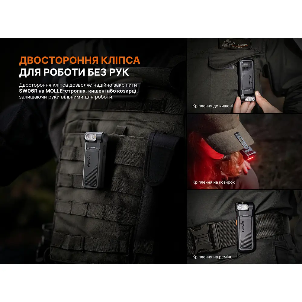 Ліхтар ручний Fenix SW06R, чорний - фото 18