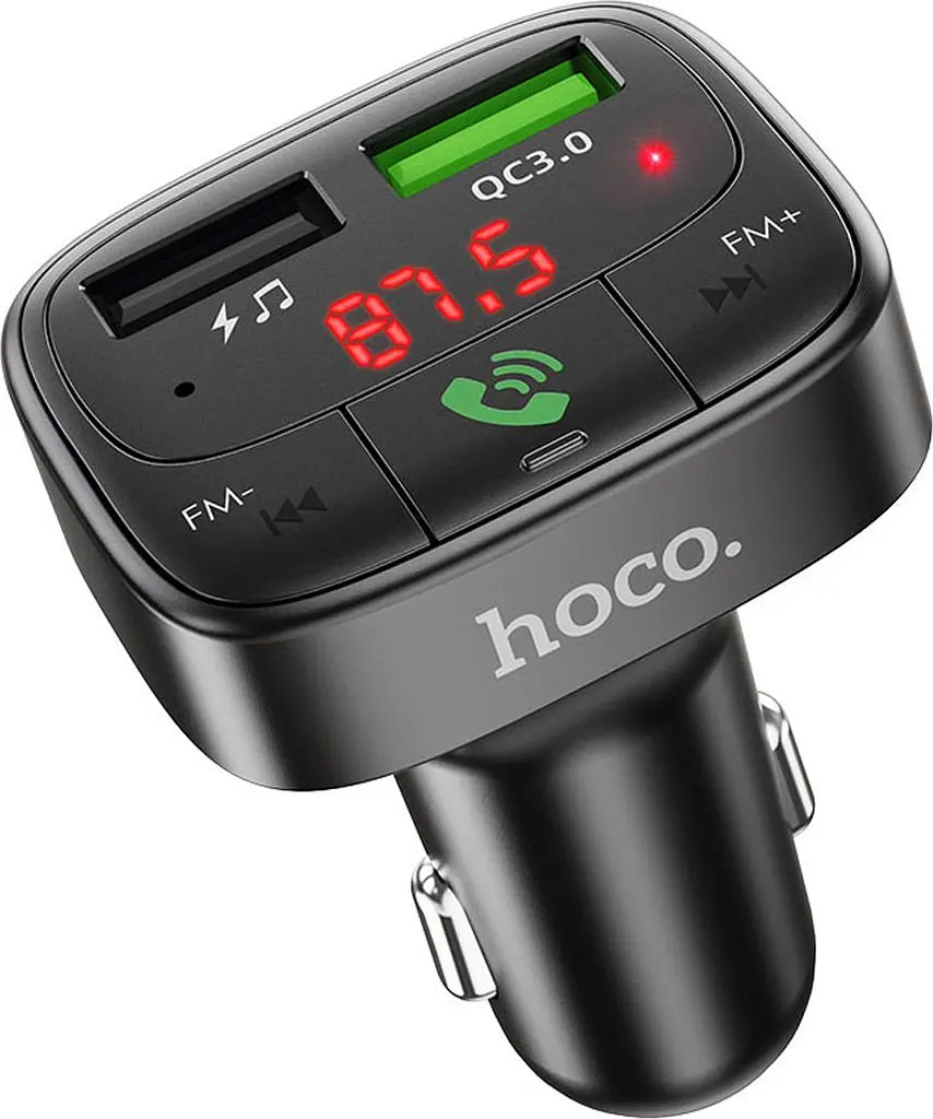 FM-трансмиттер Hoco E59 Promise Black (748447) [88736] - фото 2