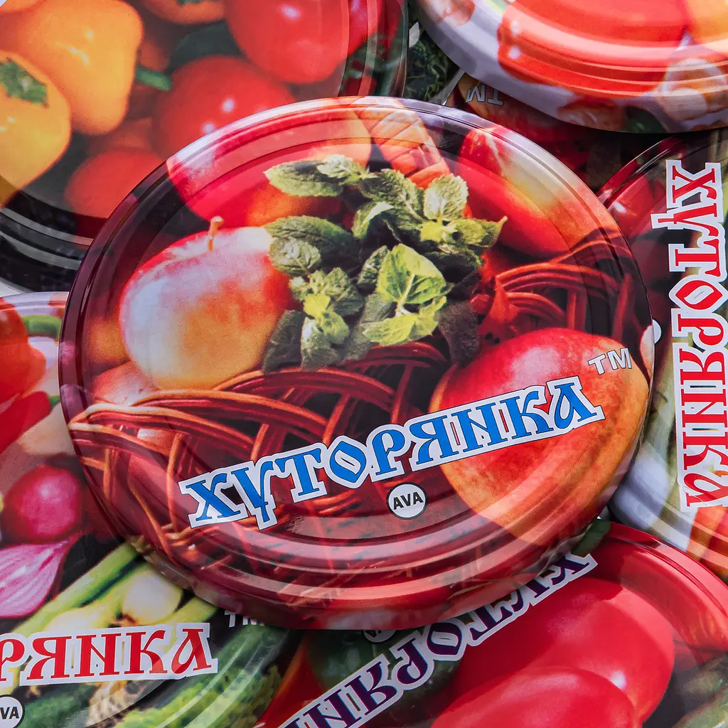 Кришка євро для консервації гвинтова закруткова твіст офф (20шт/пак), Хуторянка 86061 - фото 4