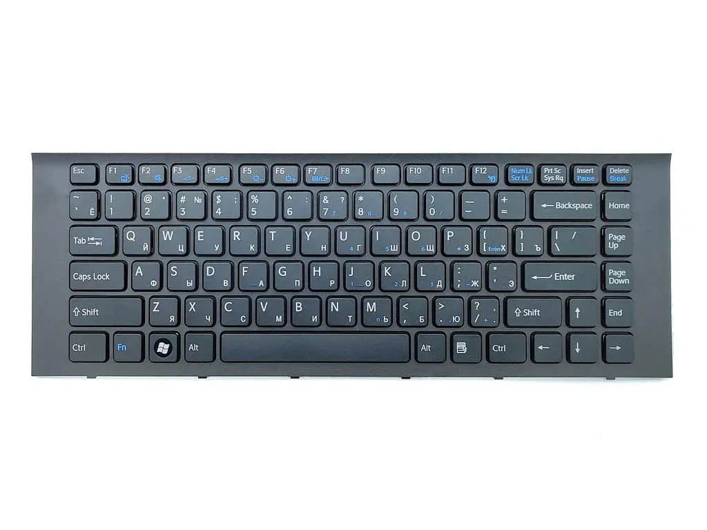 Клавіатура для SONY VPC-EG Series (RU Black, чорна рамка). (Sf0sw 9Z.N7asw.00R 148969761). Оригінал. - фото 3