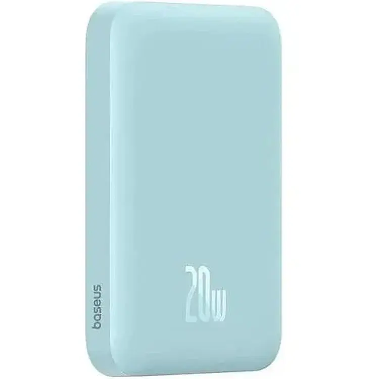 Портативна батарея Baseus Magnetic Mini Wireless Fast Charge 5000 mAh 20W P10022107313-00 Blue - фото 2