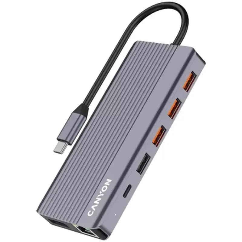 Порт-реплікатор Canyon Docking Station DS-16 13 in 1 4K USB-C hub (CNS-TDS16) - фото 3