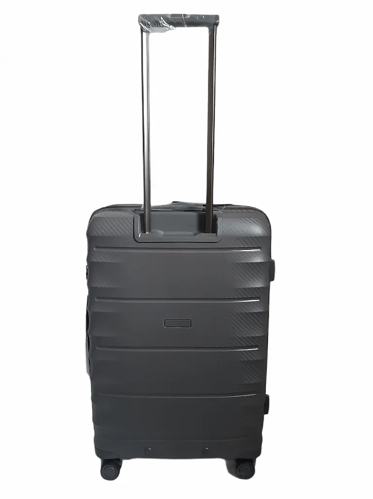 Валіза дорожня Середня (М) Поліпропілен Airtex 242 75л 65,5x46x27,5см Сірий (Grey) - фото 2