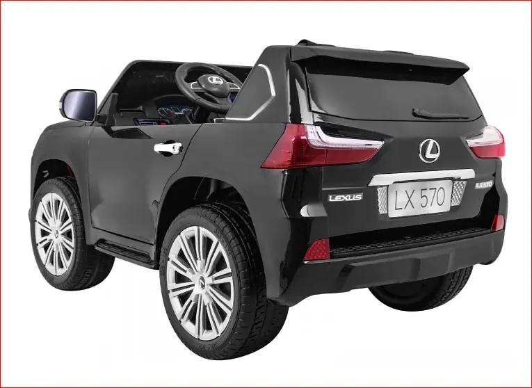 Електромобіль Ramiz Lexus LX570 пофарбований 2x12 на пульті управління, синій (PA.DK-LX570.EXL.NIE) - фото 5