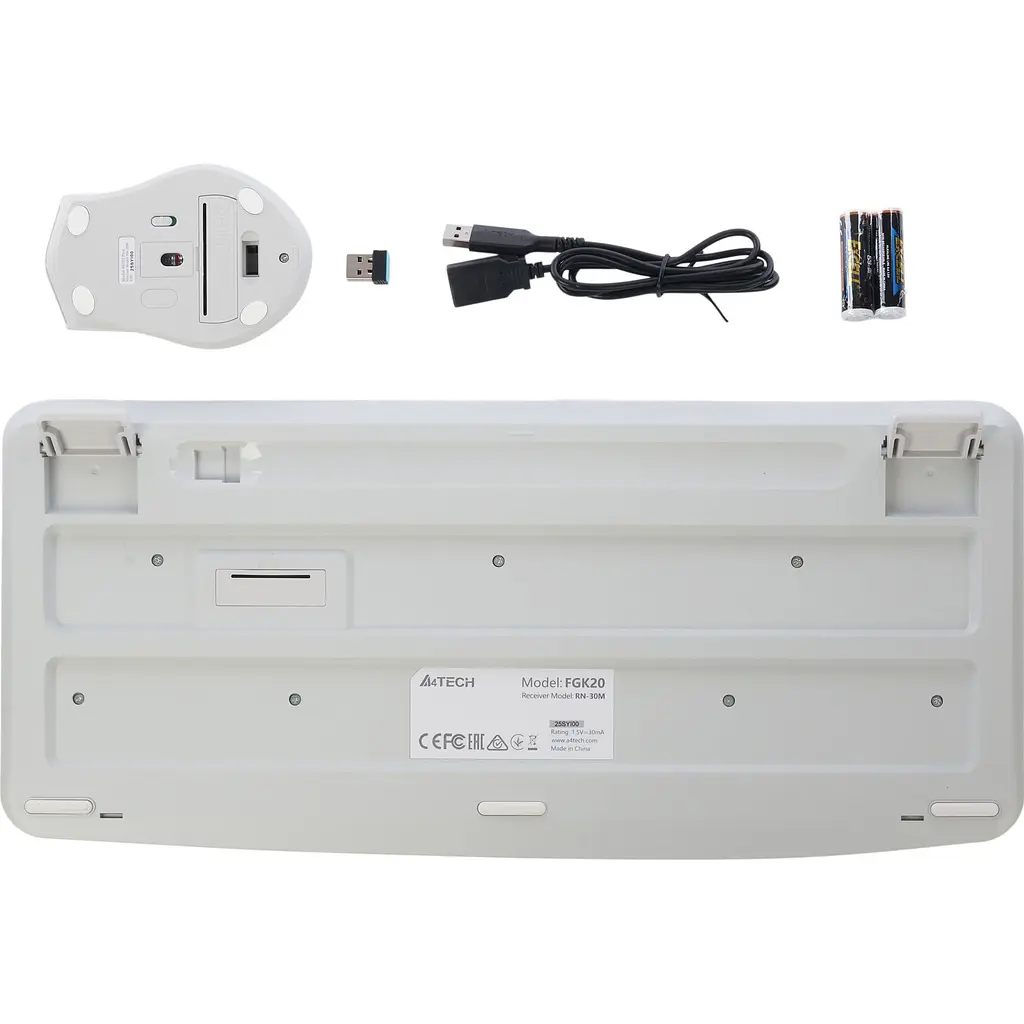 Комплект (клавіатура + миша) A4Tech Fstyler FG2500S Plus White (4711421003254) [159793] - фото 7