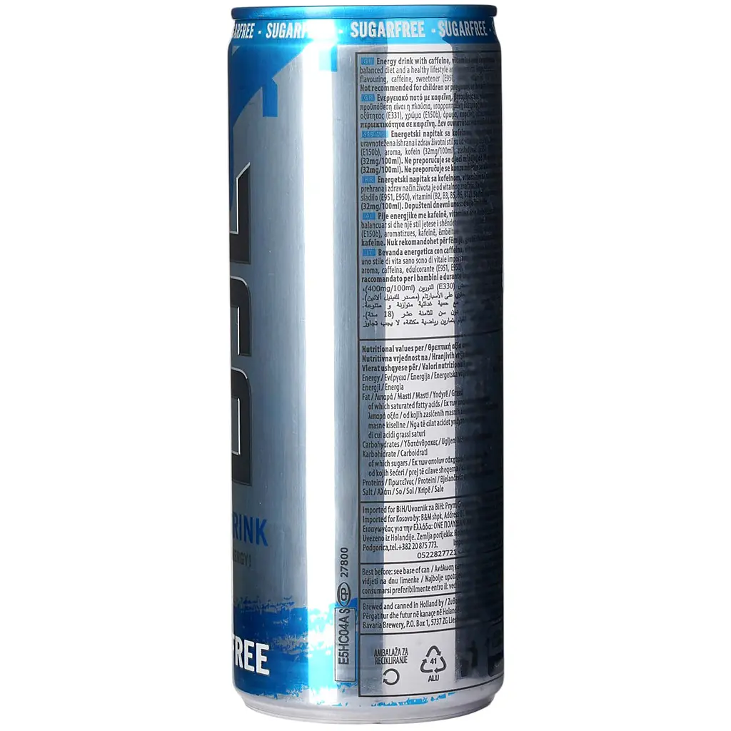 Напiй енергетичний В-52 Sugarfree 0.25 л - фото 2