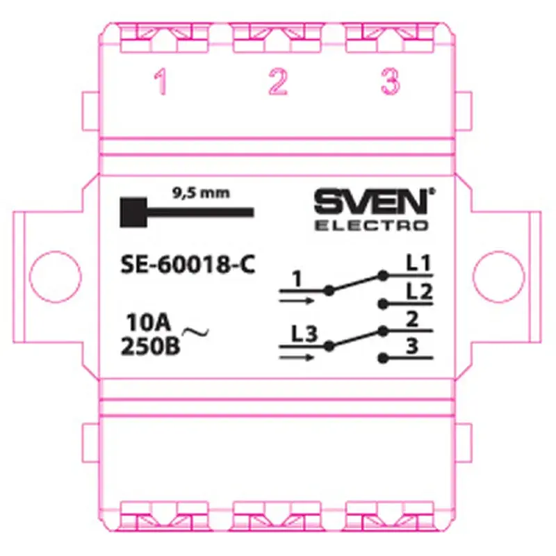 Перемикач Sven SE-60018-C cream (7100044) - фото 3