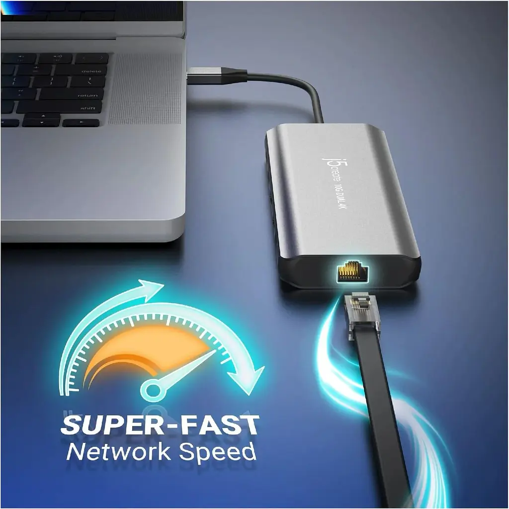 USB-Хаб j5create JCD398-N, USB Type-C 5-в-1 (JCD398-N) - фото 13