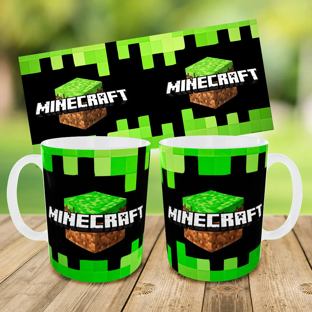 Набір дитячий Майнкрафт «Minecraft» рюкзак 36х27см сумка-бананка, кружка з принтом для хлопчика (01658) - фото 9