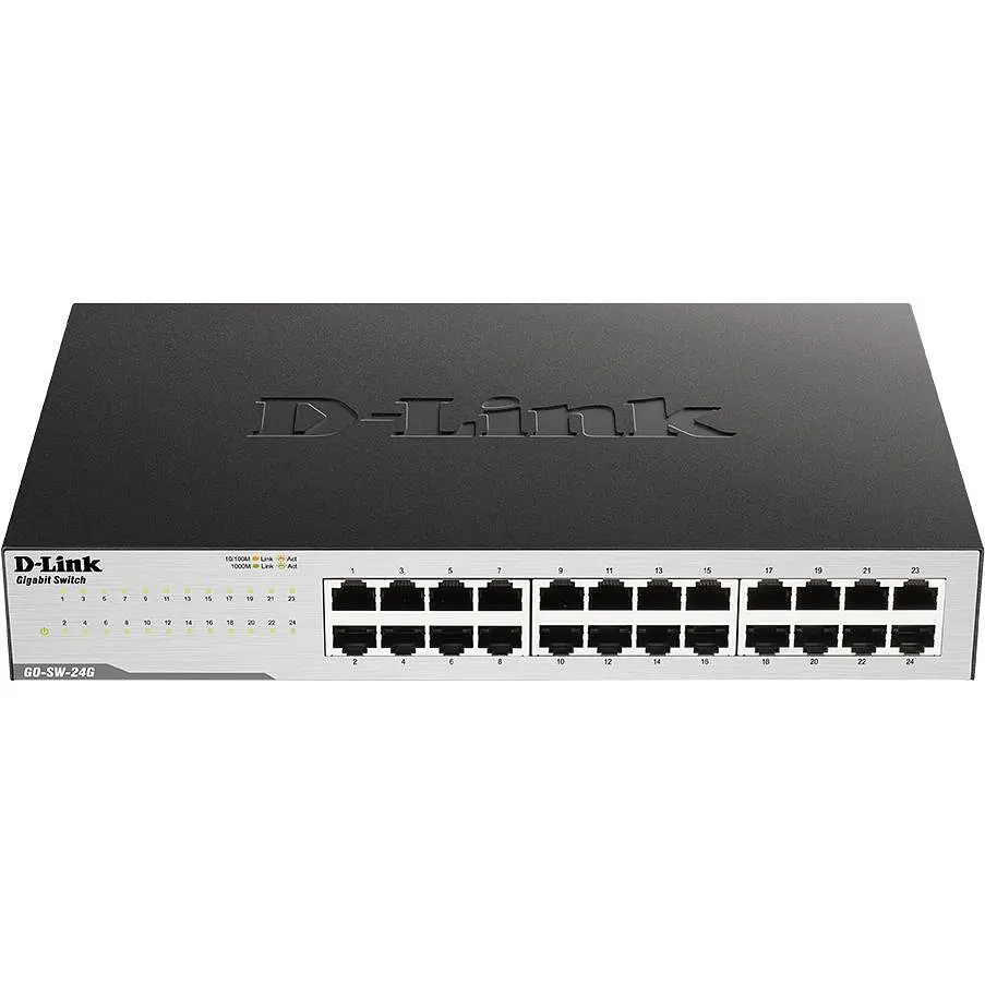 Коммутатор GO-SW-24G 24xGE, Desktop, Неуправляемый D-Link teh0018217 - фото 2