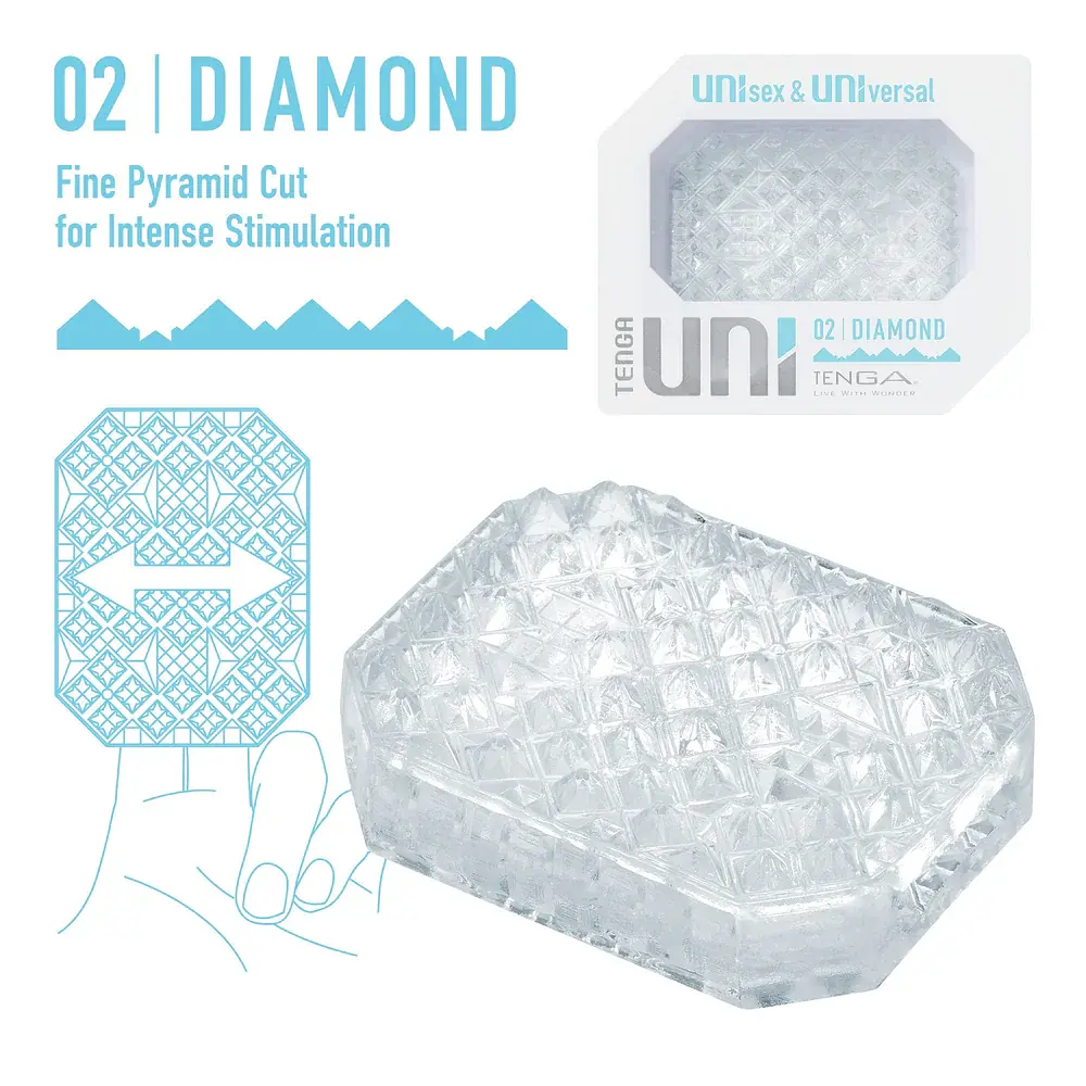 Мастурбатор Tenga UNI Diamond - фото 3