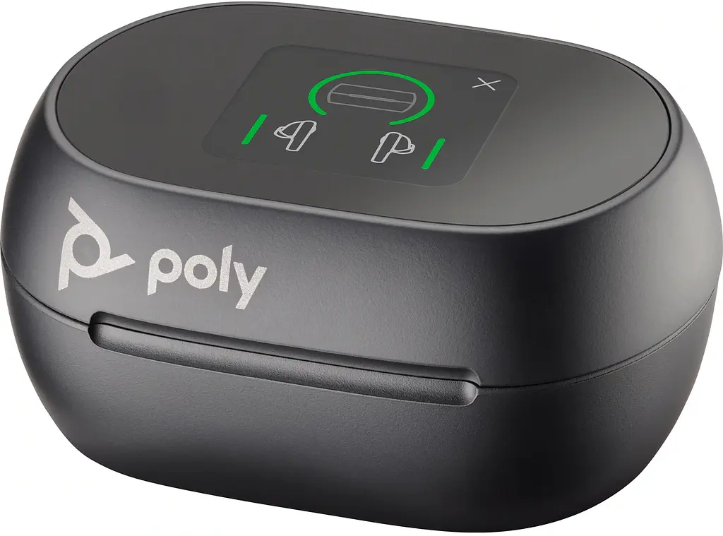 Наушники TWS Poly Voyager Free 60+ Earbuds + BT700C + TSCHC Black - фото 5