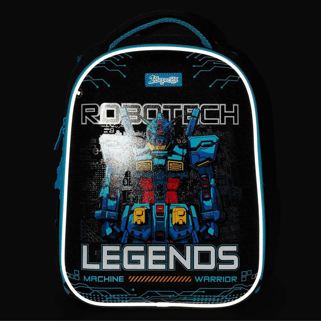 Рюкзак каркасний 1 Вересня H-29 Robotech Legends, серый (559504) - фото 14
