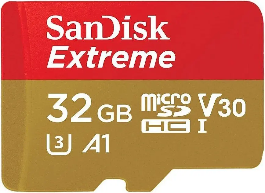 Карта пам'яті SanDisk microSDHC 32GB UHS-I U3 Extreme A1 V30 + SD Adapter (SDSQXAF-032G-GN6MA) [91559] - фото 4