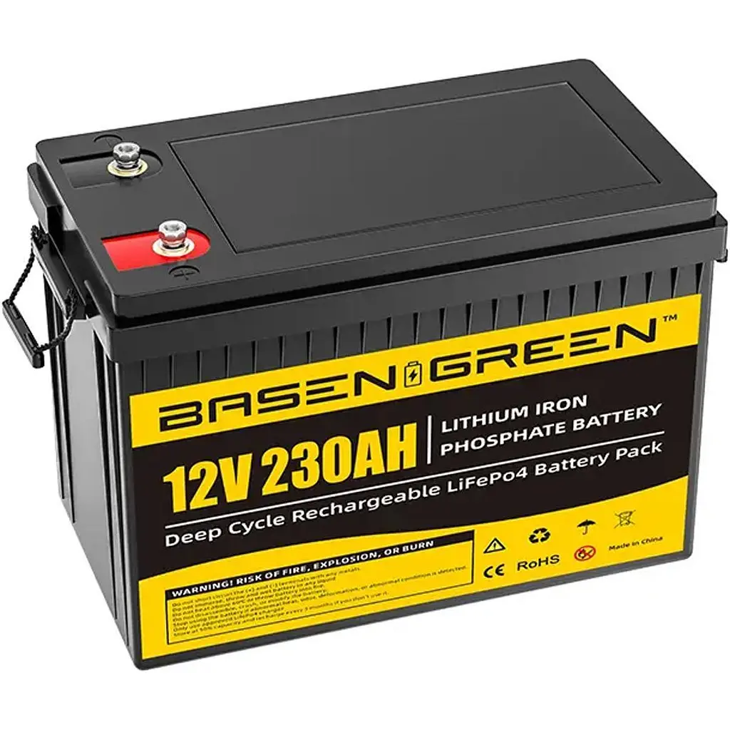 Аккумулятор Basen Green LiFePO4 12V 12.8V/230Ah/2944Wh [BG-12230] [125466] - фото 3