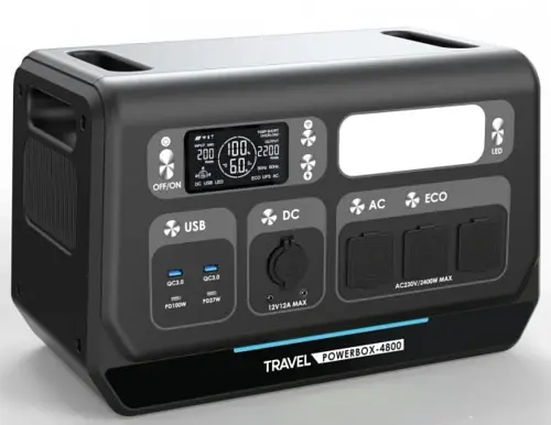 Портативна зарядна станція VOLT POLSKA TRAVEL POWERBOX 4800 2048 Вт·год 2400 Вт LiFePO4