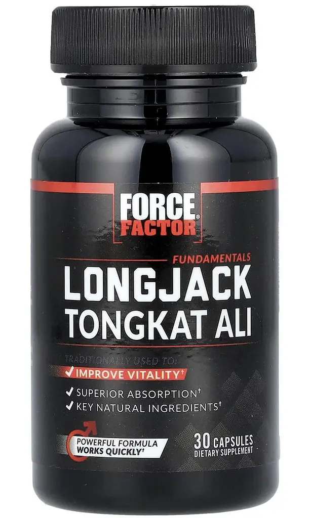Longjack екстракт кореня еврикоми довголистої 500 мг 30 капсул Force Factor - фото 4