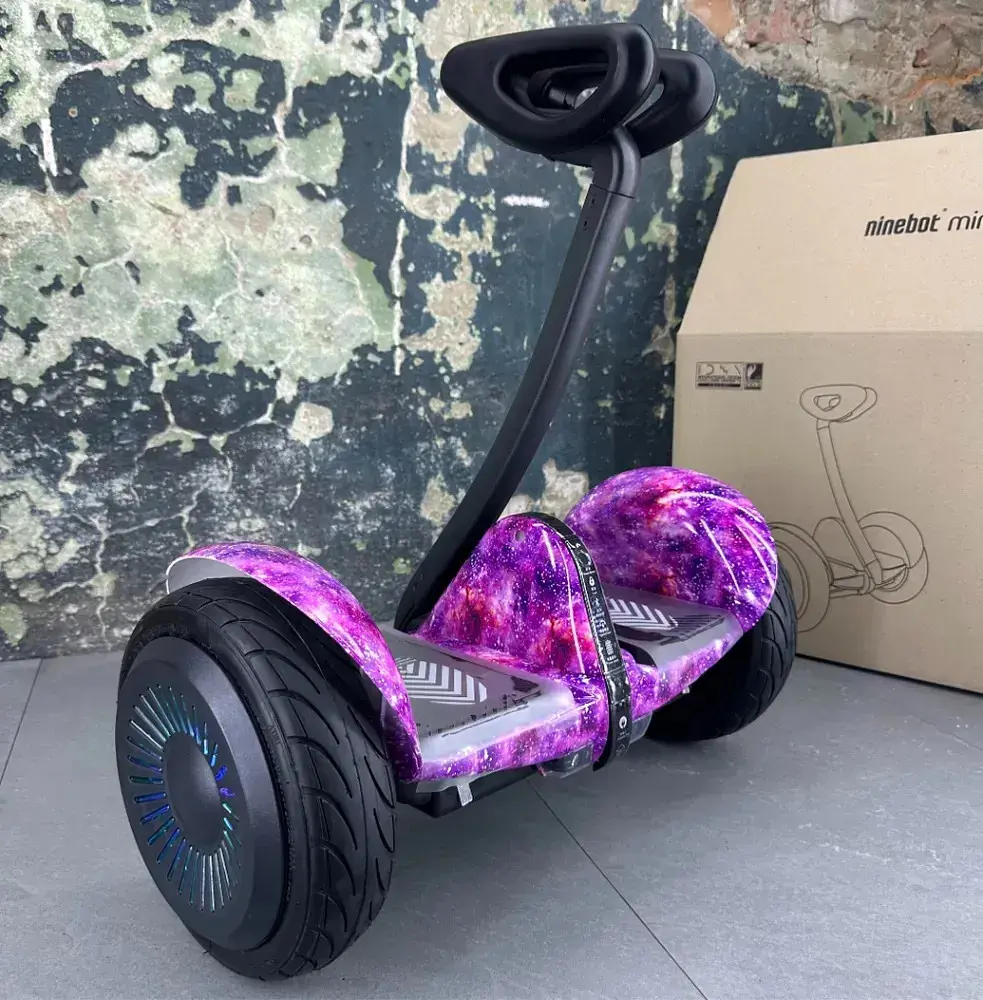 Сігвей міні Ninebot MiniRobot та LED колеса Mini Рожевий Космос - фото 2