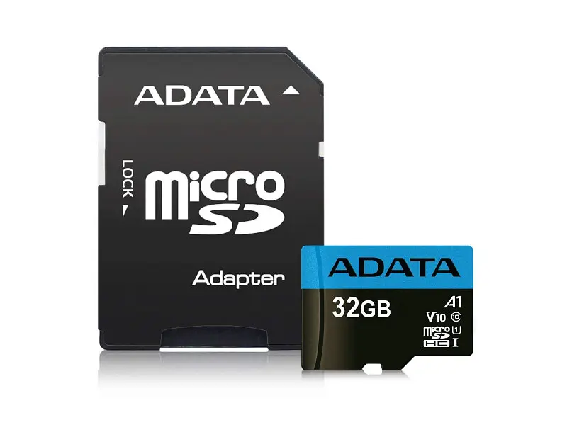 Карта пам'яті ADATA Premier microSDHC UHS-I A1 + SD Adapter 32 GB (AUSDH32GUICL10A1-RA1)