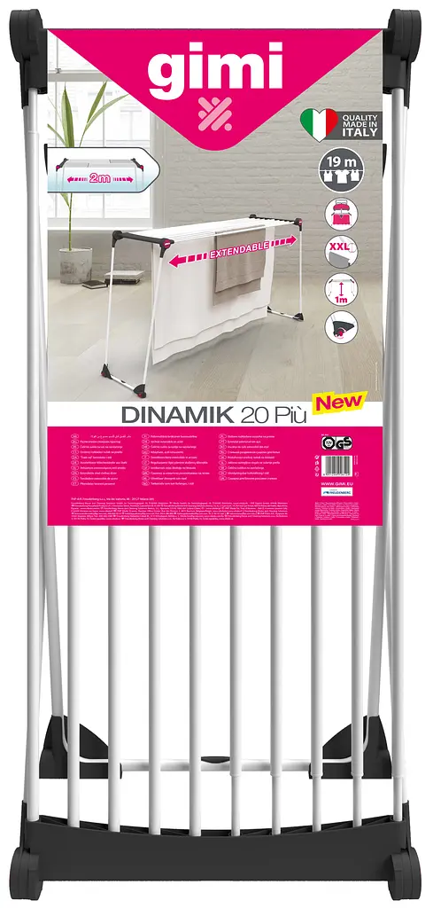 Сушарка для білизни підлогова Gimi Dinamik 20 Plus (169267) - фото 3