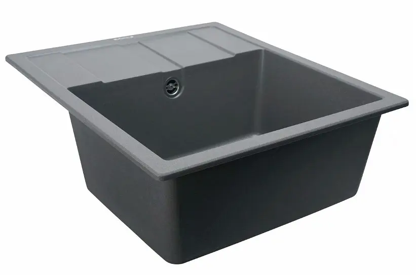 Кухонна мийка Platinum 5851 ARIA матова Сірий мусон (SP000033274) - фото 3