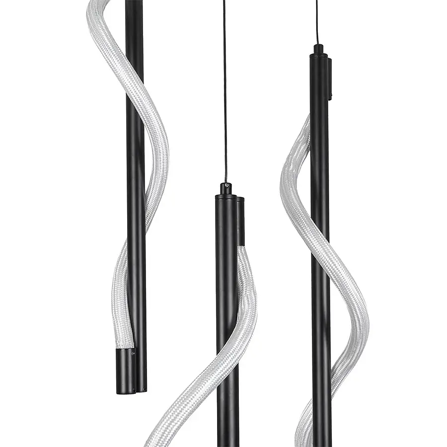 Підвісний світильник LED Levistella 7813026-3 BK, 30W, Чорний, сучасний стиль - фото 2