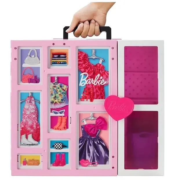 Двоповерхова шафа мрії Barbie з лялькою, 30 предметів (HGX57) - фото 2