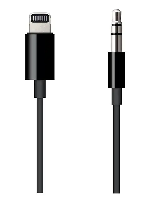Кабель Lightning to 3.5 mm Audio Cable 1.2m (MR2C2) чорний