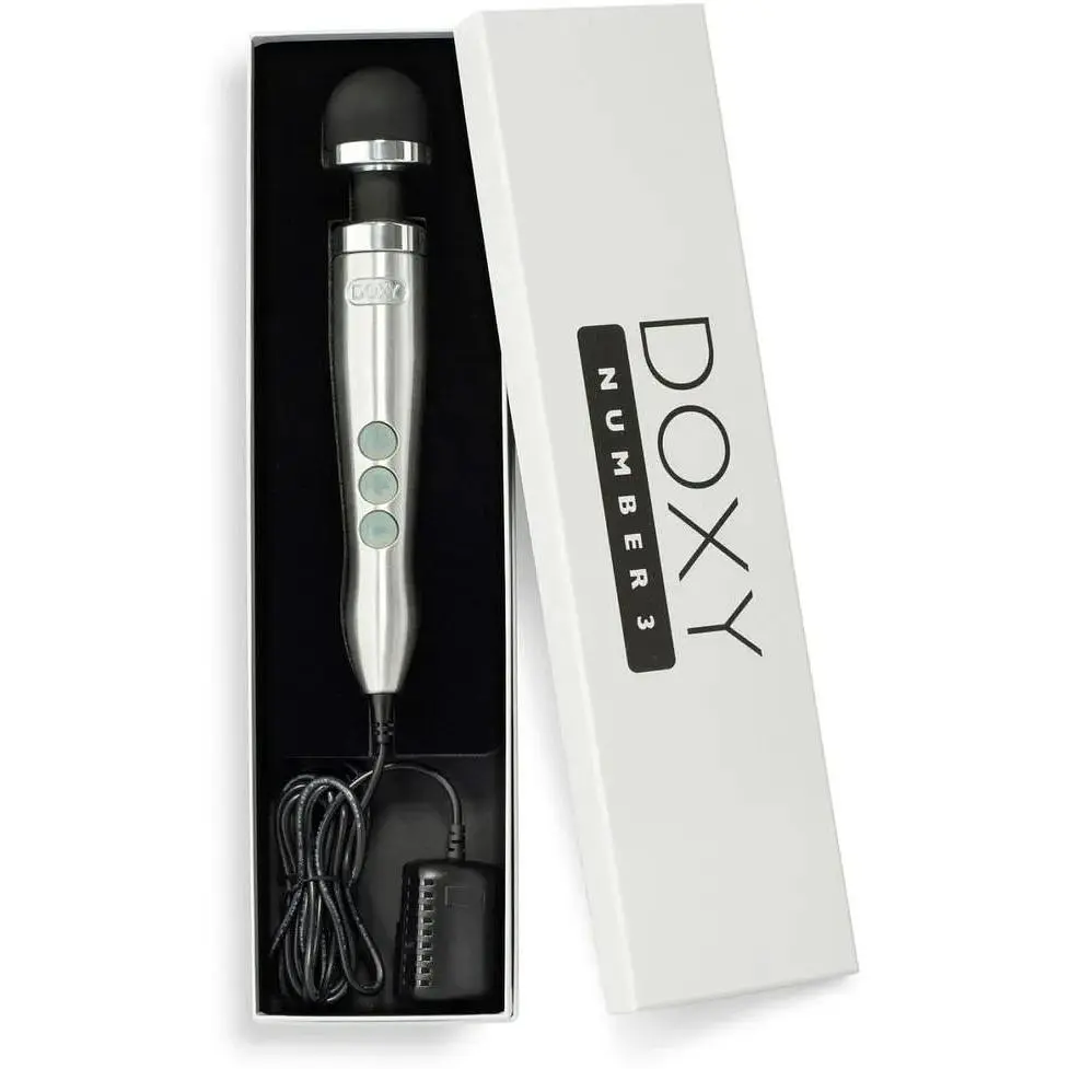Вібромасажер Doxy Number 3 Silver - фото 4