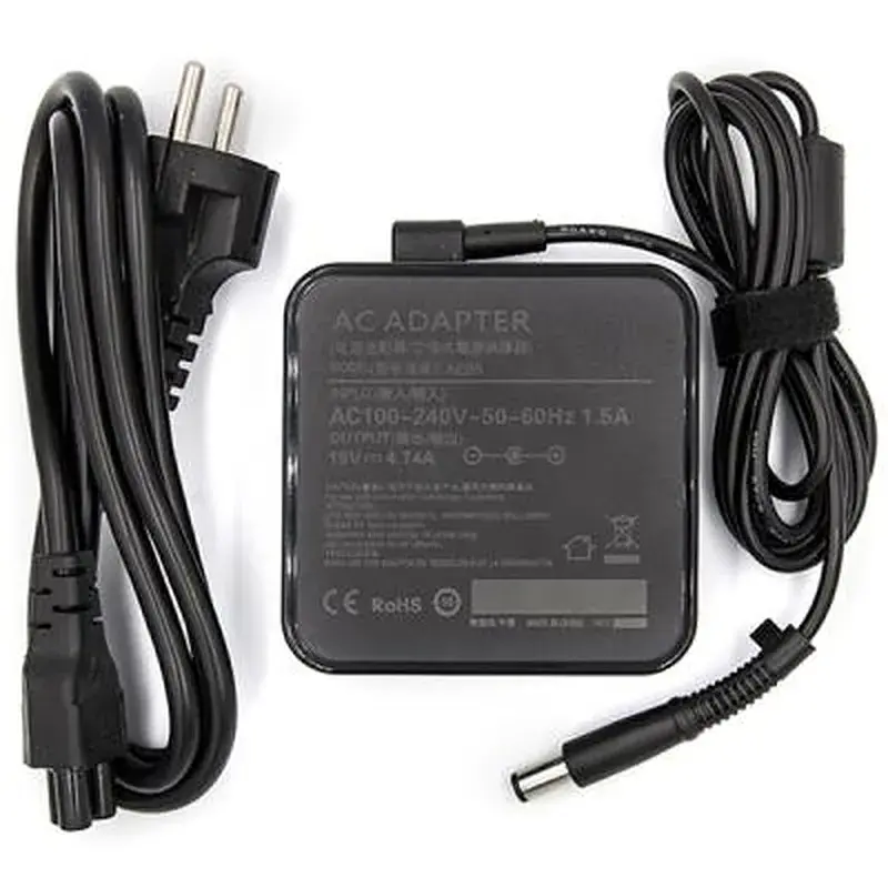 Блок живлення до ноутбуку PowerPlant HP 220V, 19V 90W 4.74A (7.4*5.0) wall mount (WM-HP90F7450) - фото 2