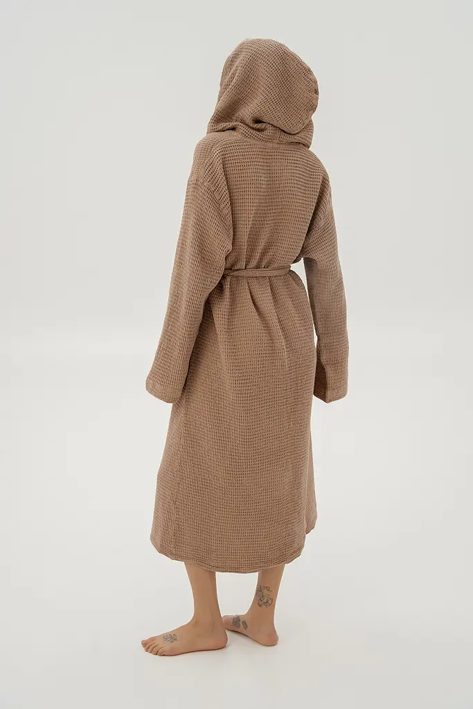 Халат Lotus Home - Rius kahve кофе S/M - фото 3