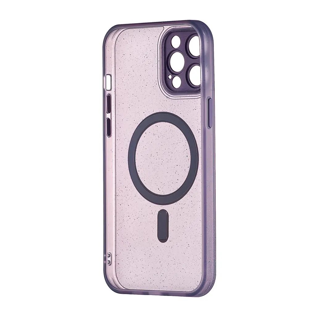 Чохол Splatter with MagSafe Protected Camera iPhone 12 Pro Max Purple - фото 3